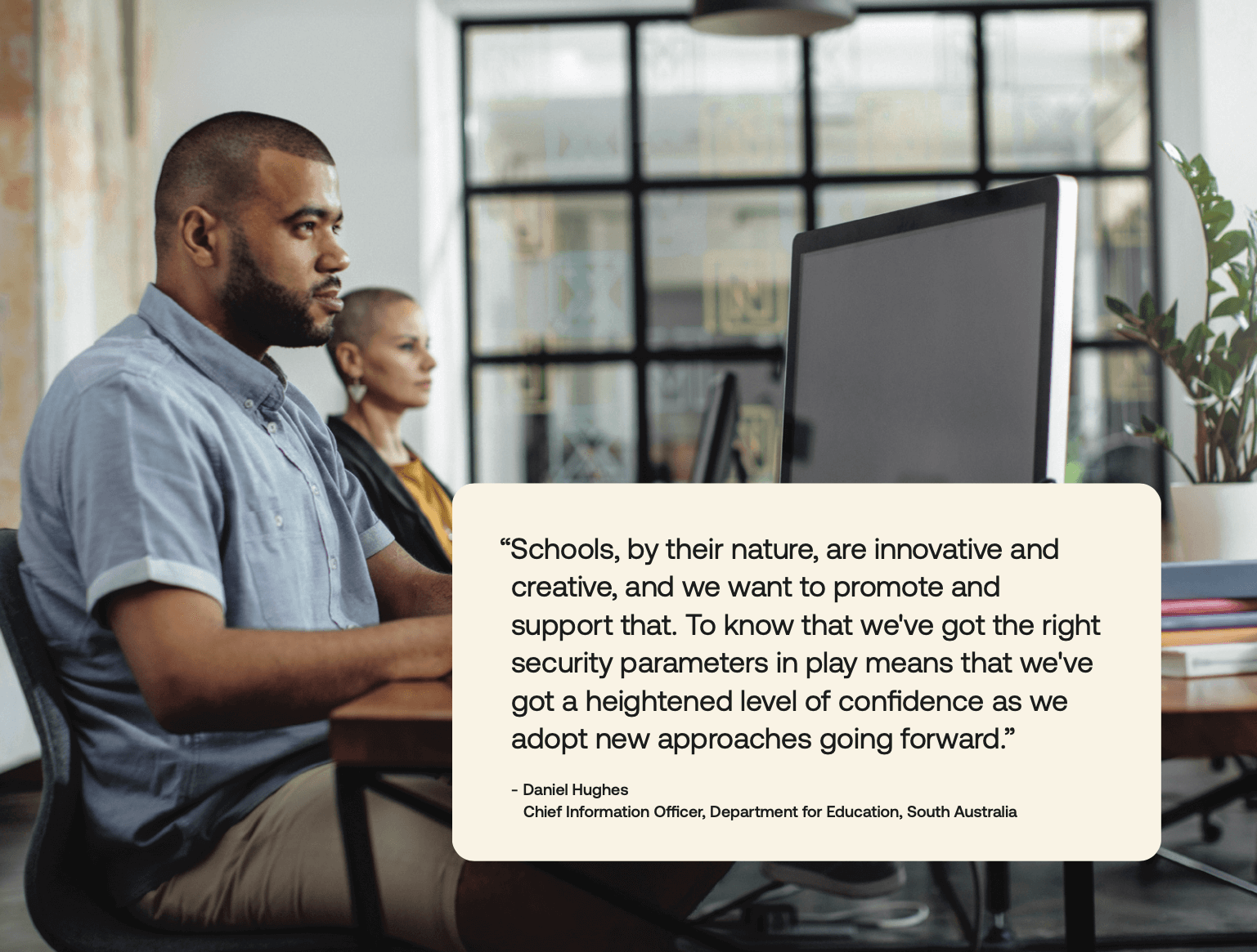 Quote from Department for Education CIO