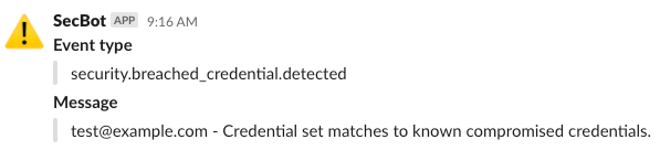 workflows hooks event hook slack message