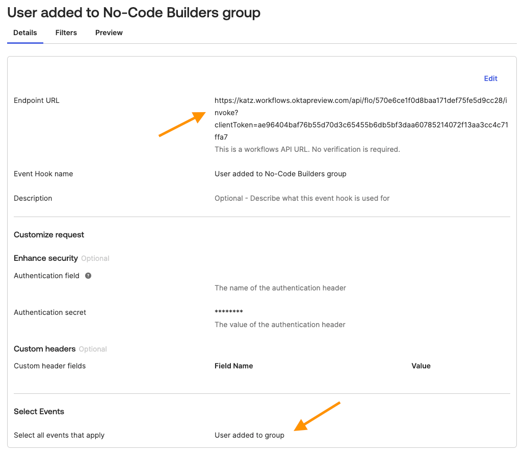 workflows hooks user added group1