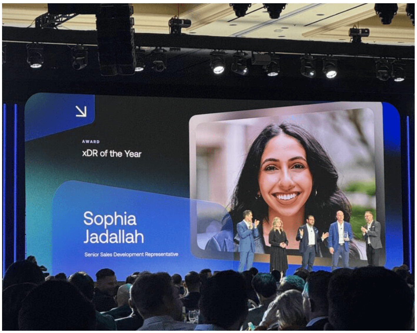 Sophia Jadallah receives Okta XDR of the year