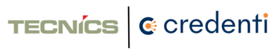 Image of the Tecnics and Credenti logo.