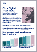 Infographie: Okta Digital Trust Index - Perspective sur la confiance dans le secteur industriel