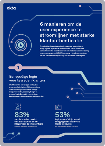 6 manieren om de user experience te stroomlijnen met sterke klantauthenticatie