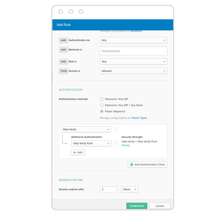 Passwordless Authentication - factor sequencing